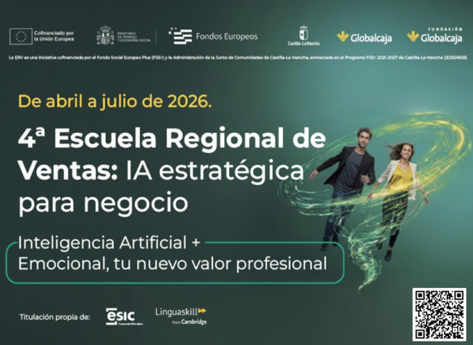 4ª Escuela Regional de Ventas: IA estratégica para negocio  | Castilla La Mancha de abril a julio de 2026