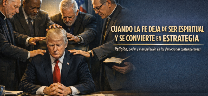 Dios en el despacho, poder en las manos: religión, política y manipulación en tiempos de guerra