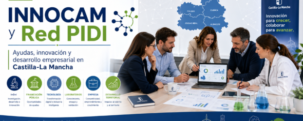 INNOCAM, Red PIDI e I+D+i en Castilla-La Mancha: convertir ideas innovadoras en proyectos, financiación y desarrollo empresarial