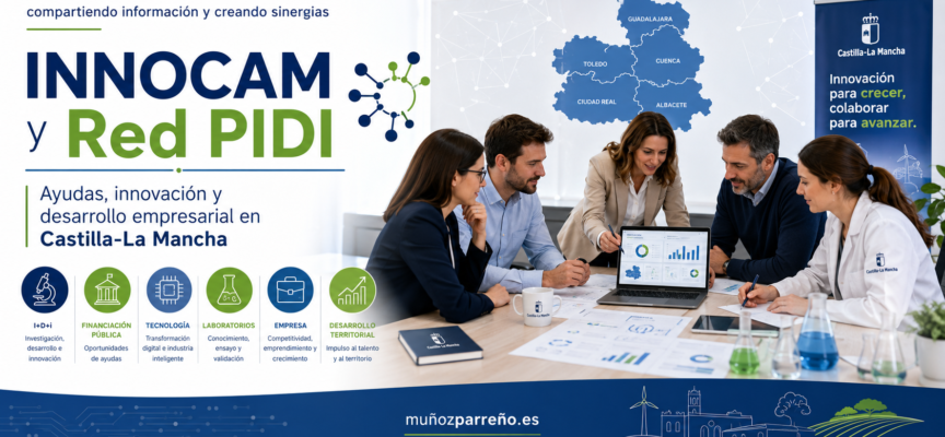 INNOCAM, Red PIDI e I+D+i en Castilla-La Mancha: convertir ideas innovadoras en proyectos, financiación y desarrollo empresarial